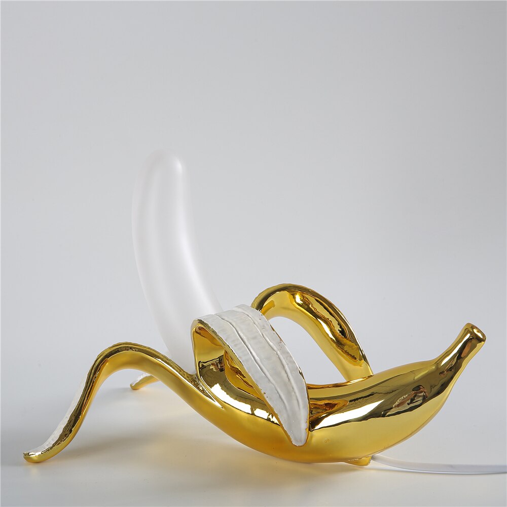 Banana Lights - Elegant Art Deco Resin Table Lamp