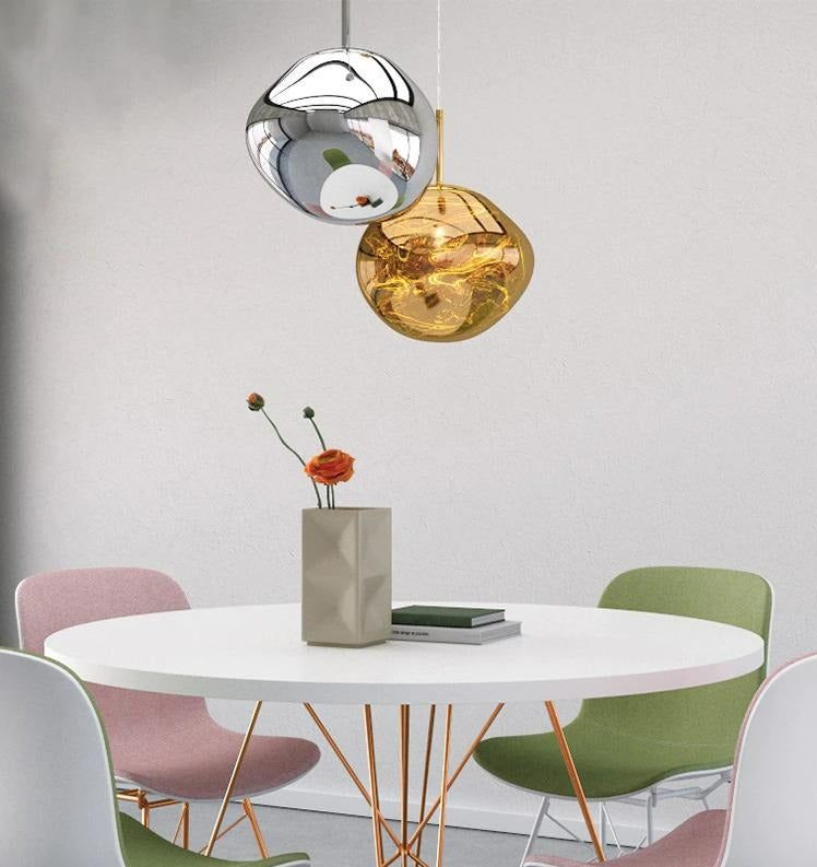 Chroma Glow - Colorful Pendant Light with Elegant Design