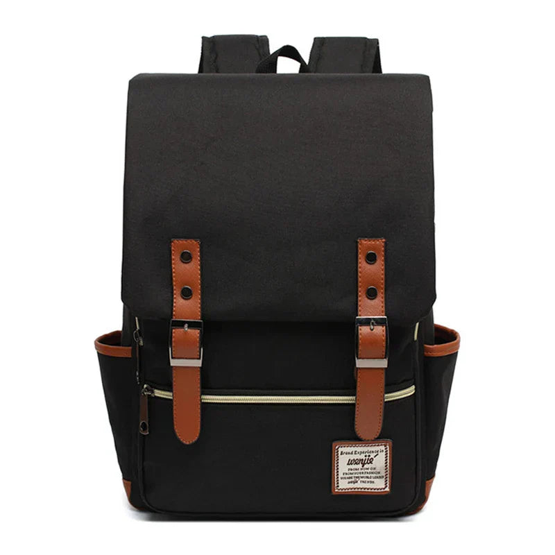 Vintage Oxford - Water-Resistant Backpack for Students and Travelers