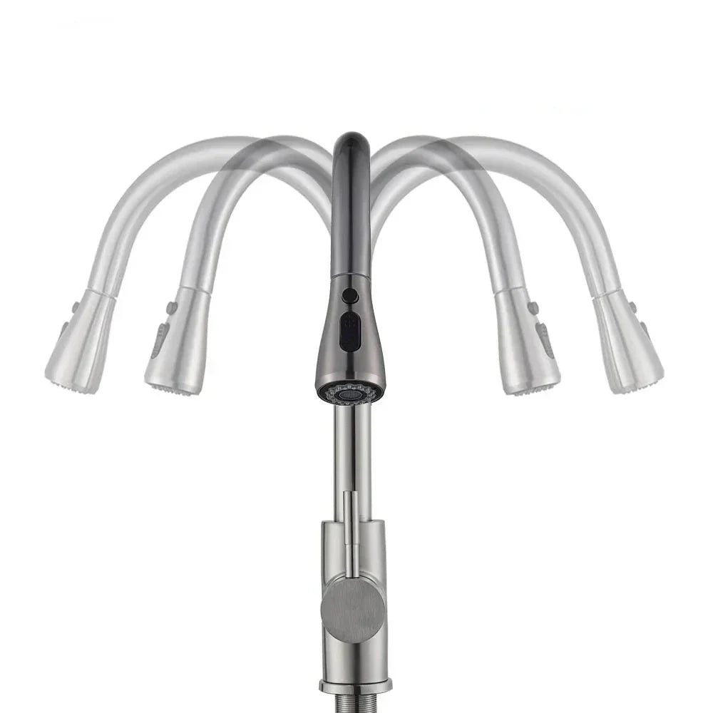 FlexiStream - Robinet de cuisine intelligent avec bec flexible