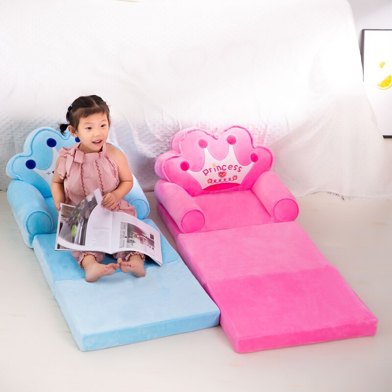 ComfyFold - Foldable Kids Sofa in Soft, Cozy Velvet