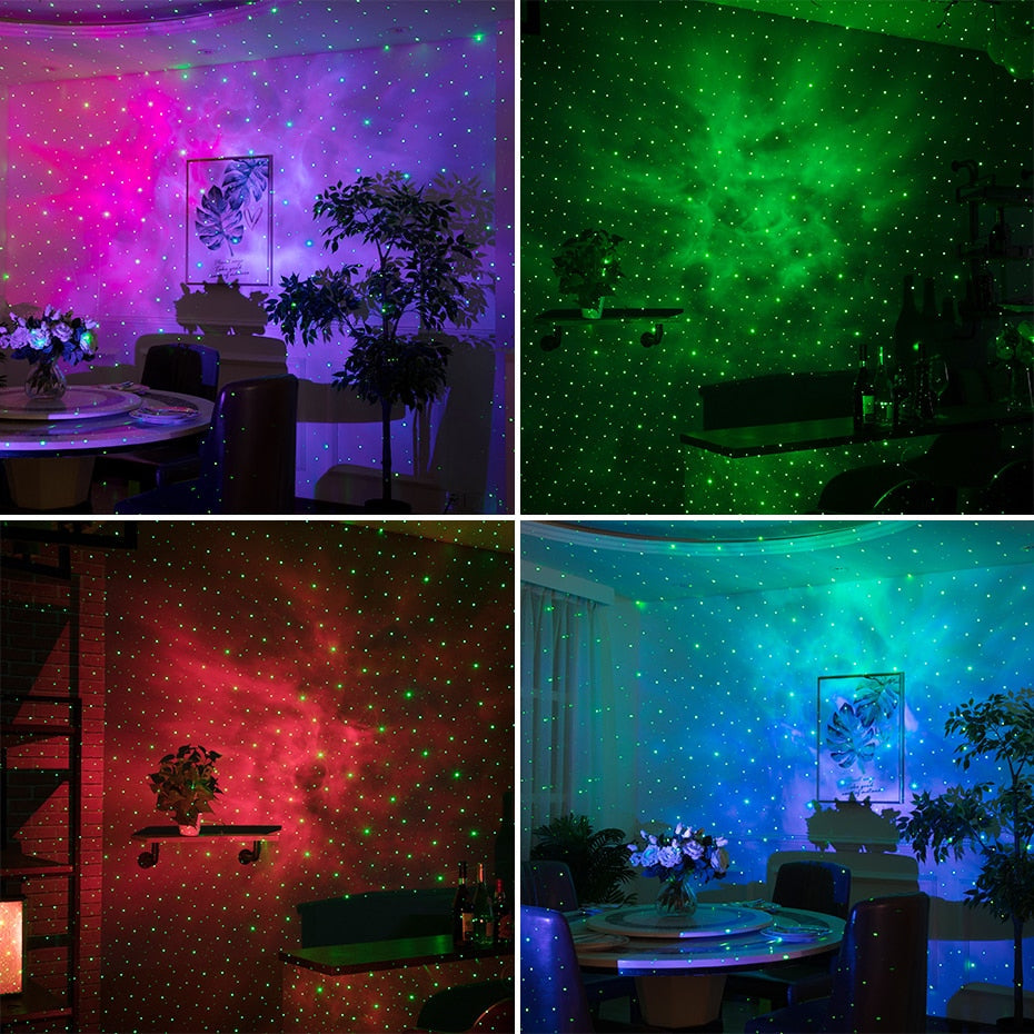 Alien Galaxy Laser Projector Deluxe - Starry Sky Ambient Light Projector