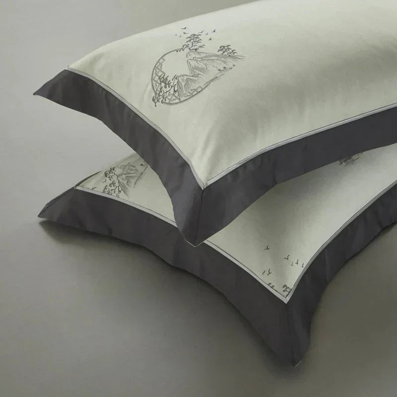 Tranquille Valleys - All-Season Egyptian Cotton Duvet Cover