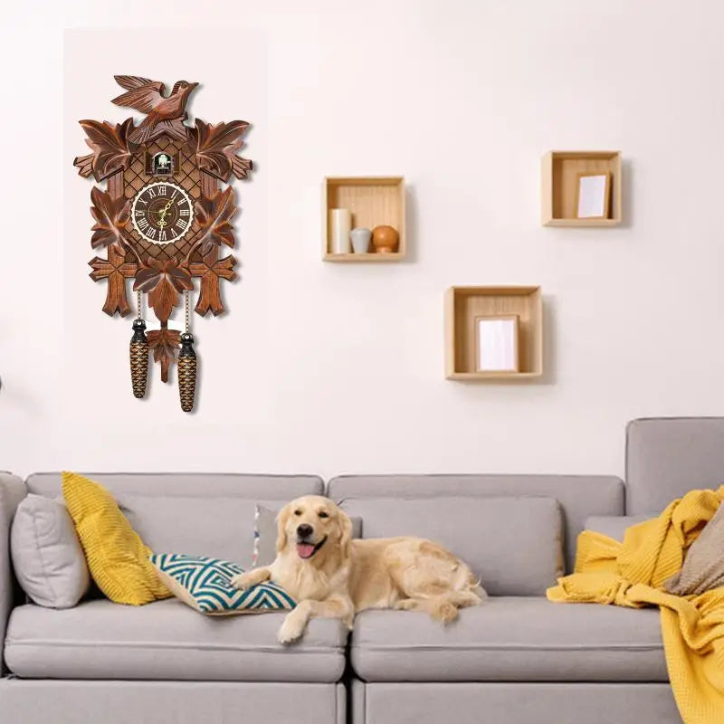 Vintage Chic - Wooden Cuckoo Clock with Timeless Charm