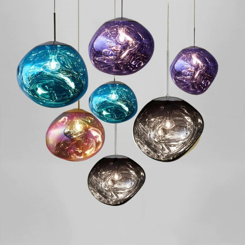Chroma Glow - Colorful Pendant Light with Elegant Design