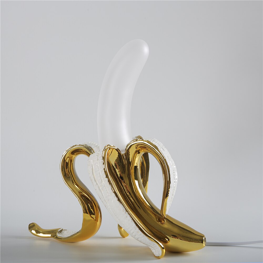 Banana Lights - Elegant Art Deco Resin Table Lamp