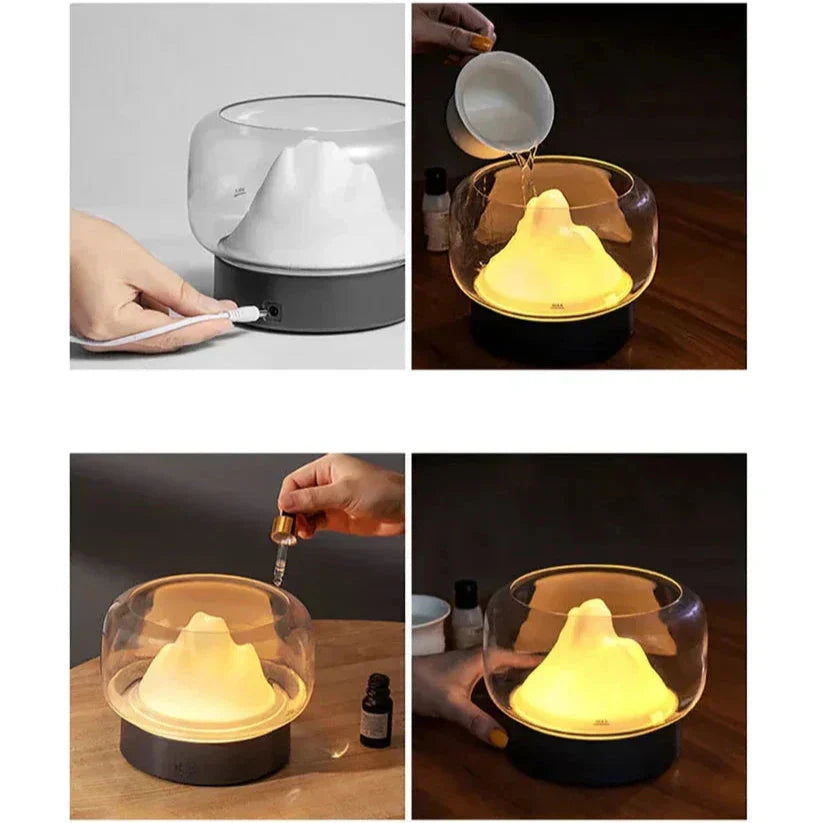 ÉclatScent - Elegant Perfume Diffuser with LED Lighting