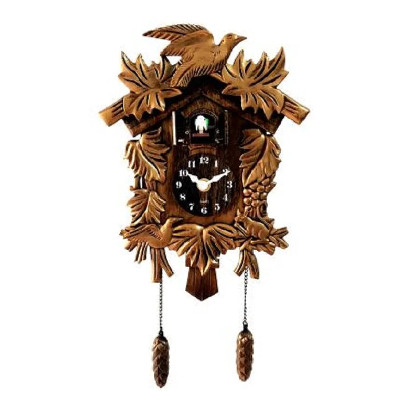 BirdTime Clock - Vintage Cuckoo Clock with Authentic Chime