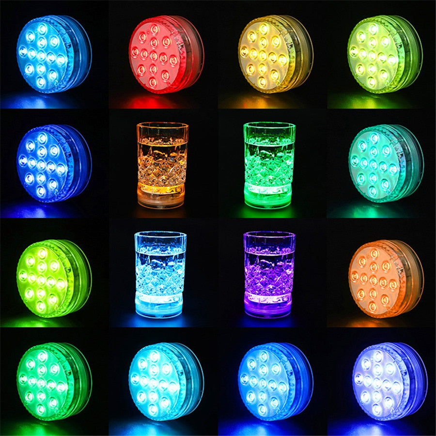 Multi-Color LED Light Waterproof - Remote-Controlled RGB Ambient Lighting