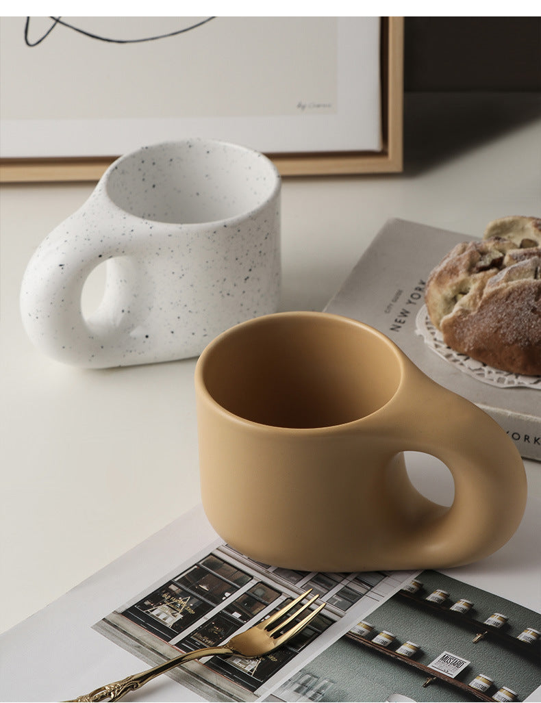 Timeless Elegance - Handmade Porcelain Cup and Saucer Set