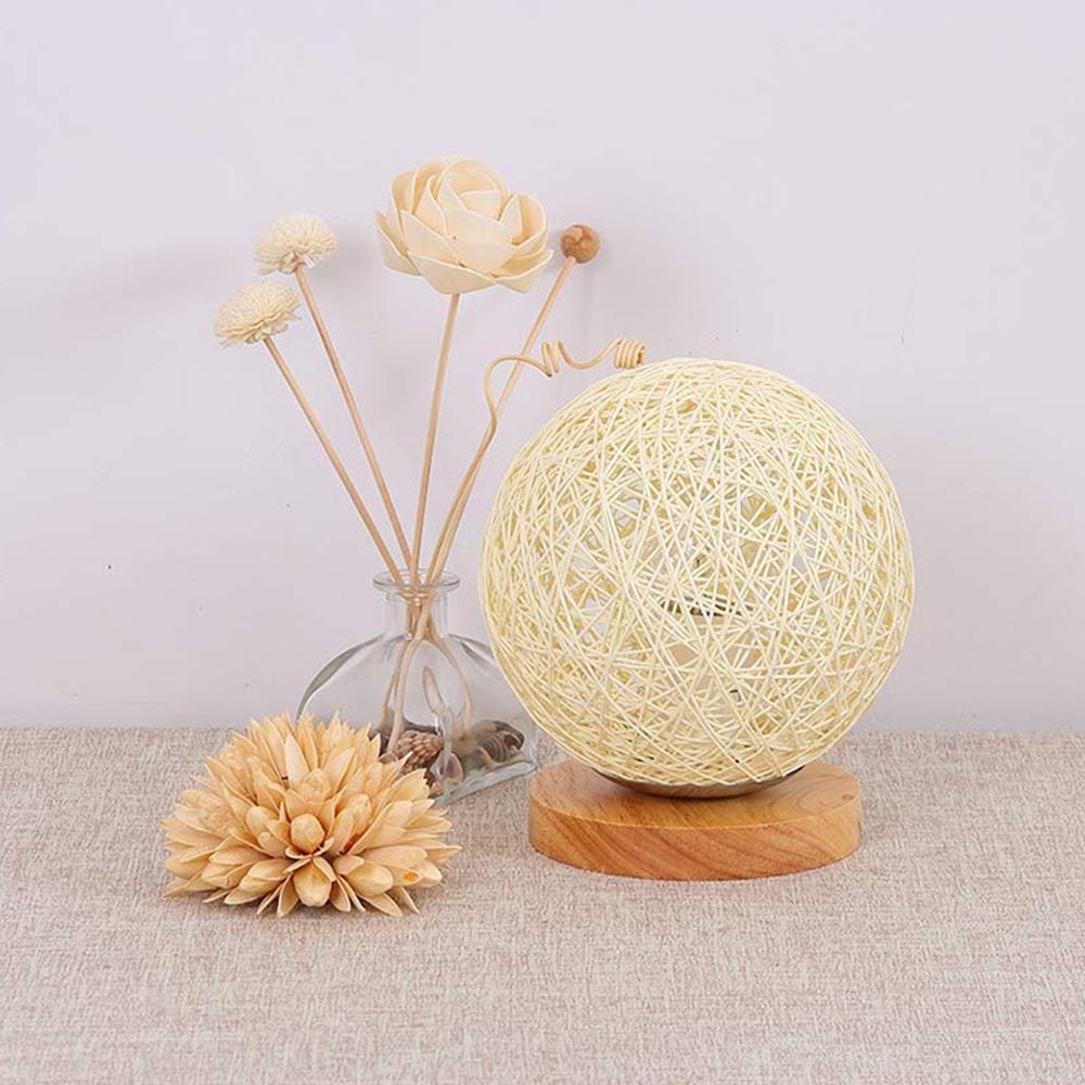 RidgeWood - Chic Wood Industrial Table Lamp