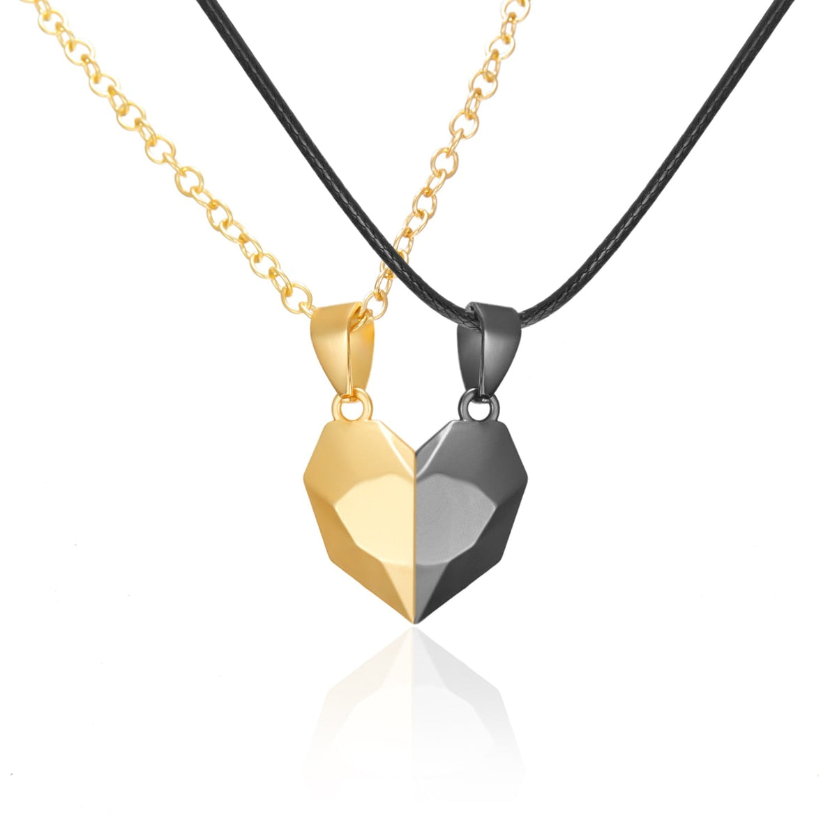 Lexy Couple Necklace - 2-in-1 Magnetic Necklace for Couples