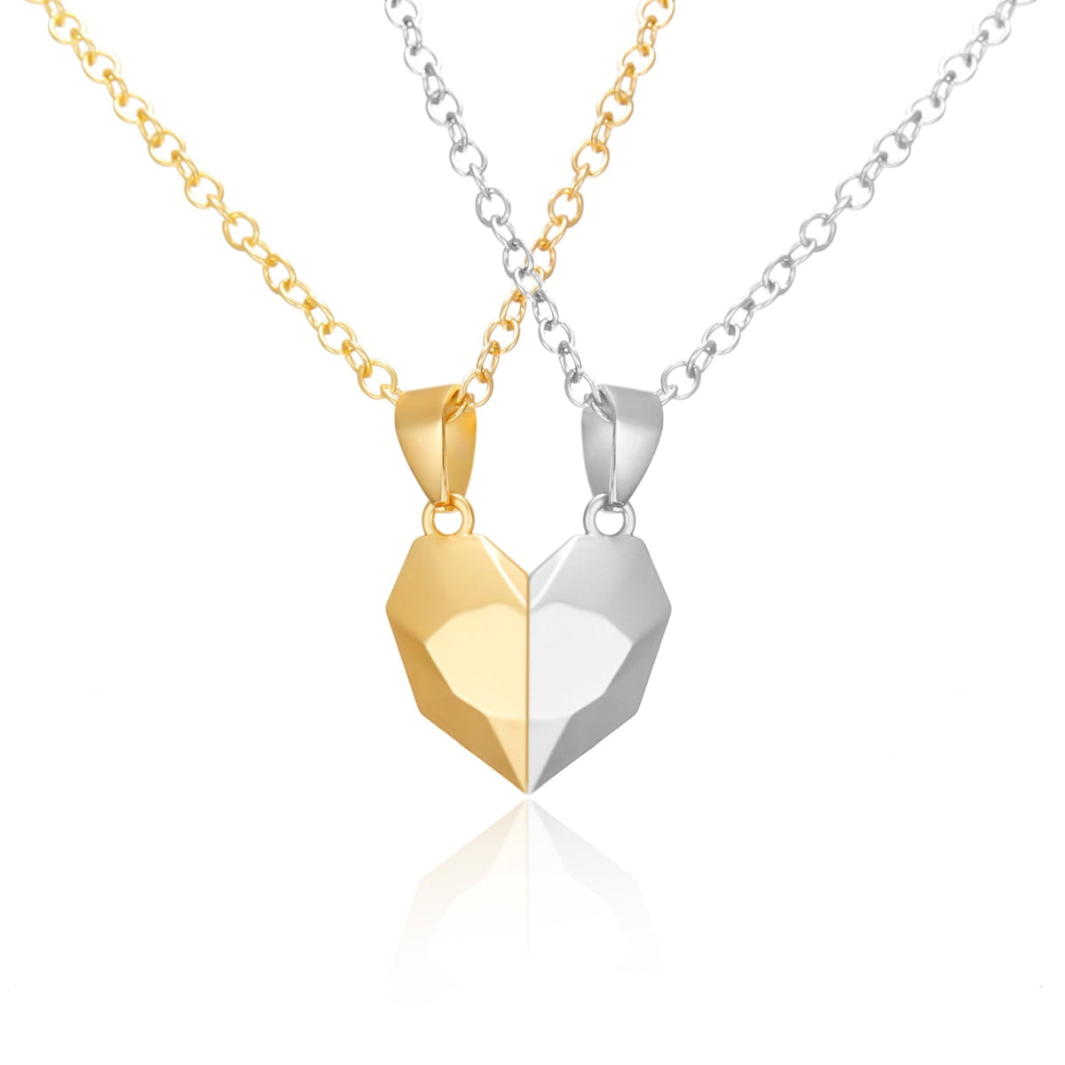 Lexy Couple Necklace - 2-in-1 Magnetic Necklace for Couples