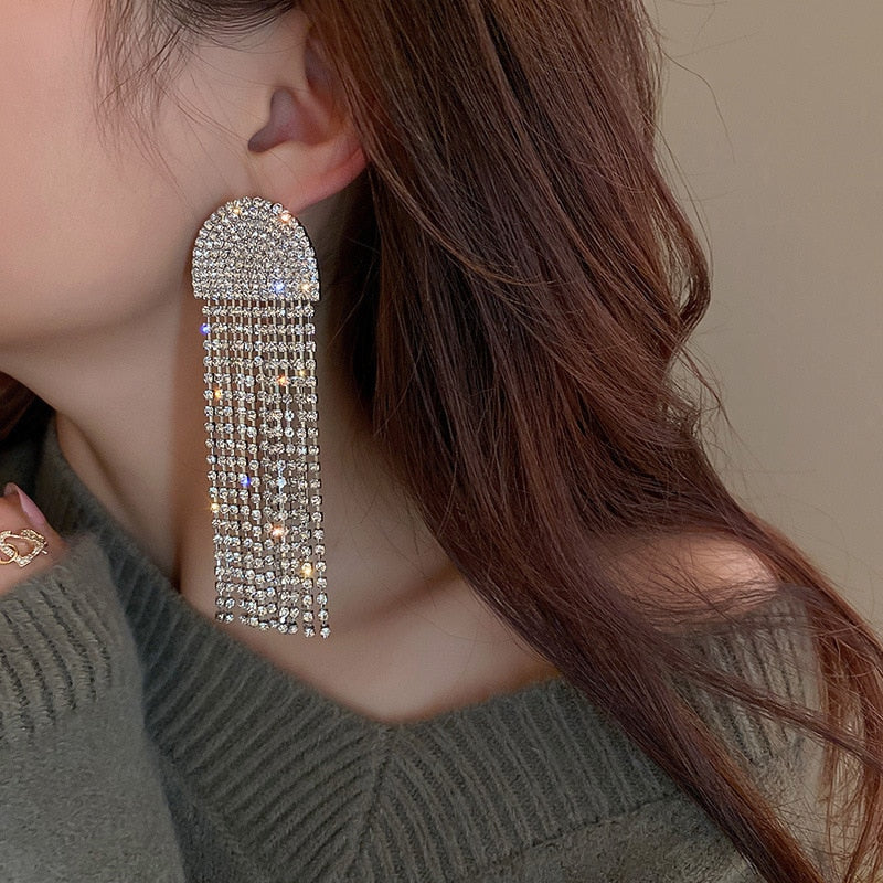 Boucles d'Oreilles Statement Luxe - Acier Inox
