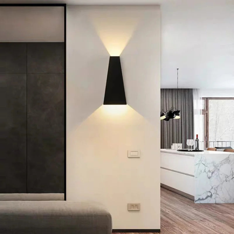 DualGlow - Designer LED Wall Sconce for Bedroom and Hallway