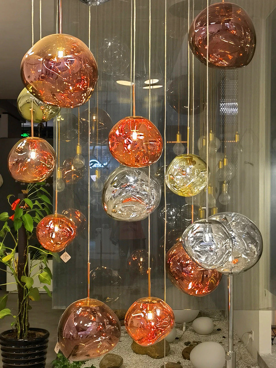 Chroma Glow - Colorful Pendant Light with Elegant Design