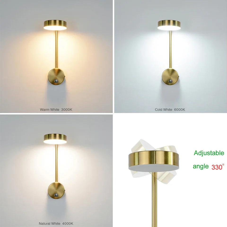 BrightLume - Dimmable LED Wall Light with Minimalist Design