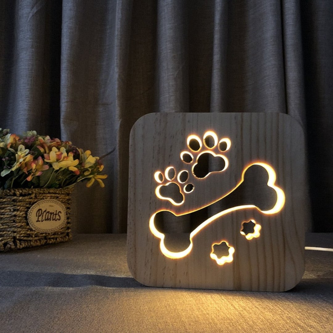 DesignLight - Elegant Wooden Table Lamp for a Warm Ambience