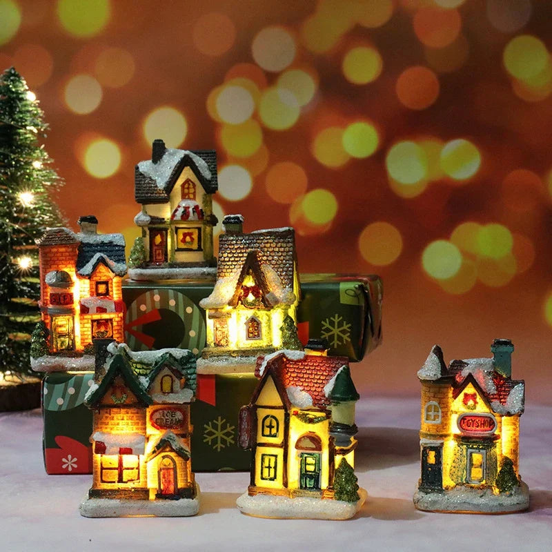 TwinkleHome Nightlight - LED Christmas House Nightlight for Kids
