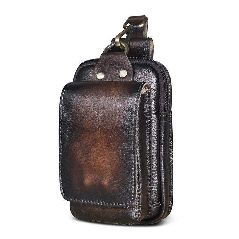 EliteGuard - Sac Banane Cuir Luxe Homme 25x15cm