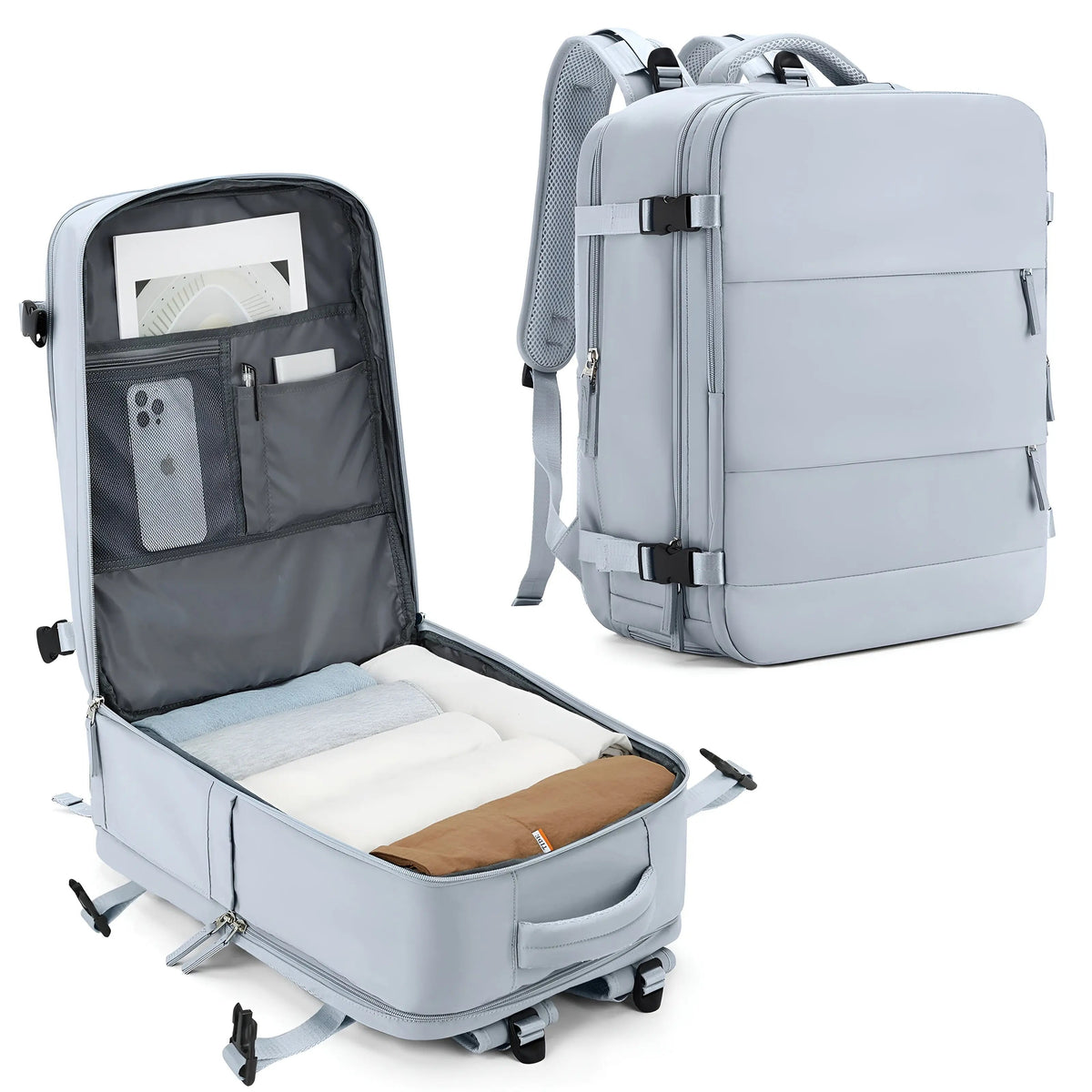 EasyTravel - Elegant Spacious Cabin Luggage for Effortless Travel