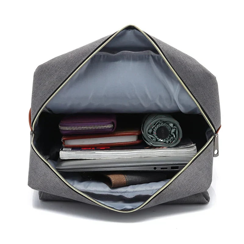Vintage Oxford - Water-Resistant Backpack for Students and Travelers
