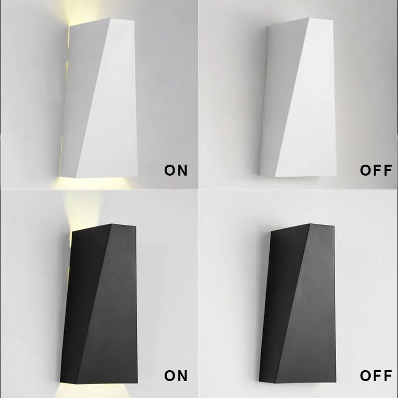 DualGlow - Designer LED Wall Sconce for Bedroom and Hallway