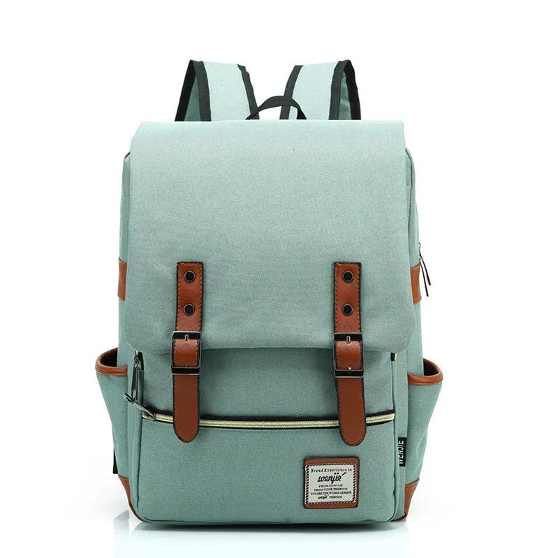 Vintage Oxford - Water-Resistant Backpack for Students and Travelers