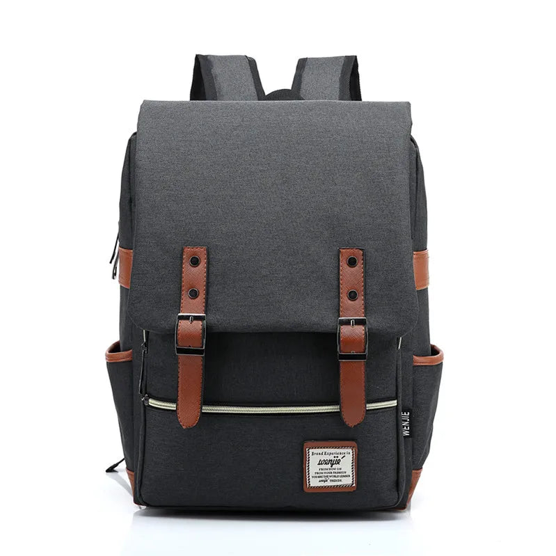 Vintage Oxford - Water-Resistant Backpack for Students and Travelers