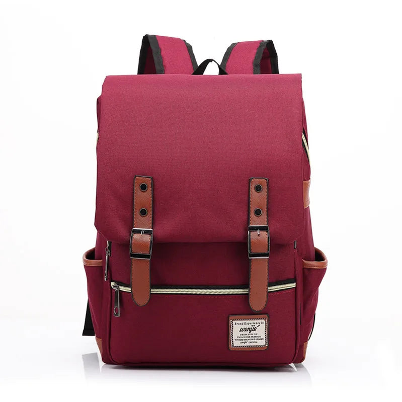 Vintage Oxford - Water-Resistant Backpack for Students and Travelers
