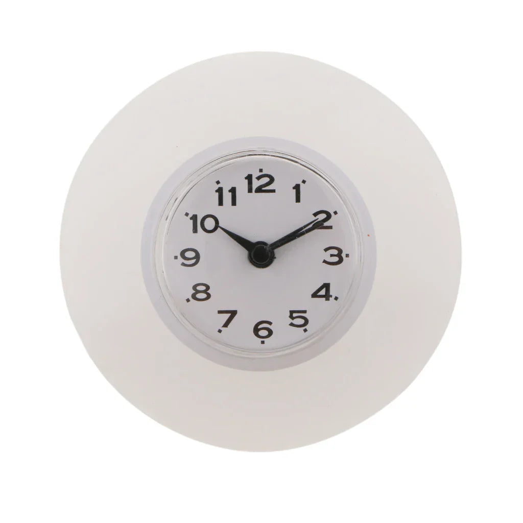 WaterProofClock - Compact Suction Cup Clock for the Bathroom