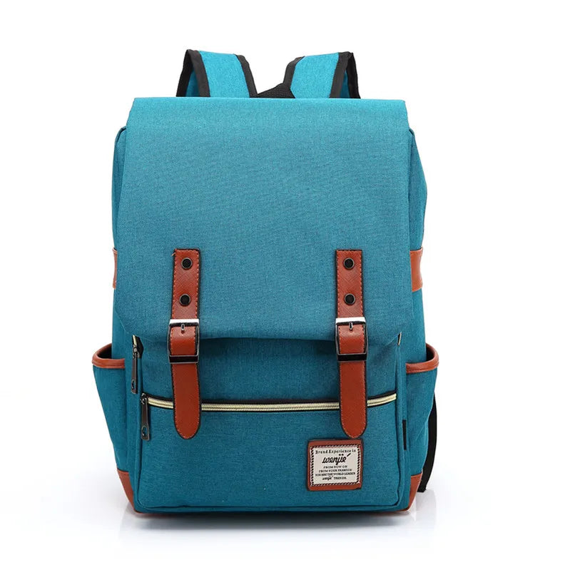 Vintage Oxford - Water-Resistant Backpack for Students and Travelers