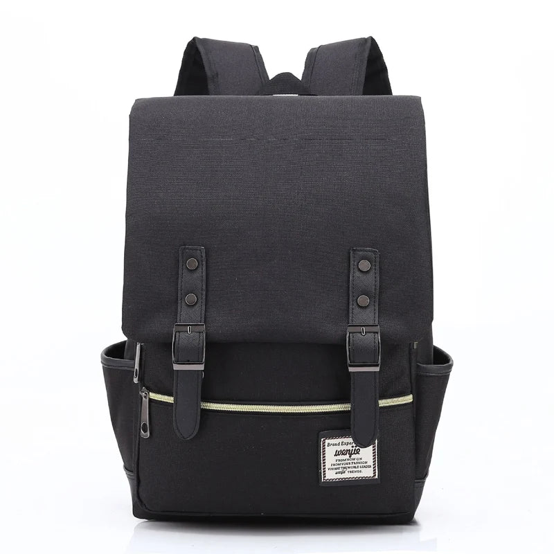 Vintage Oxford - Water-Resistant Backpack for Students and Travelers