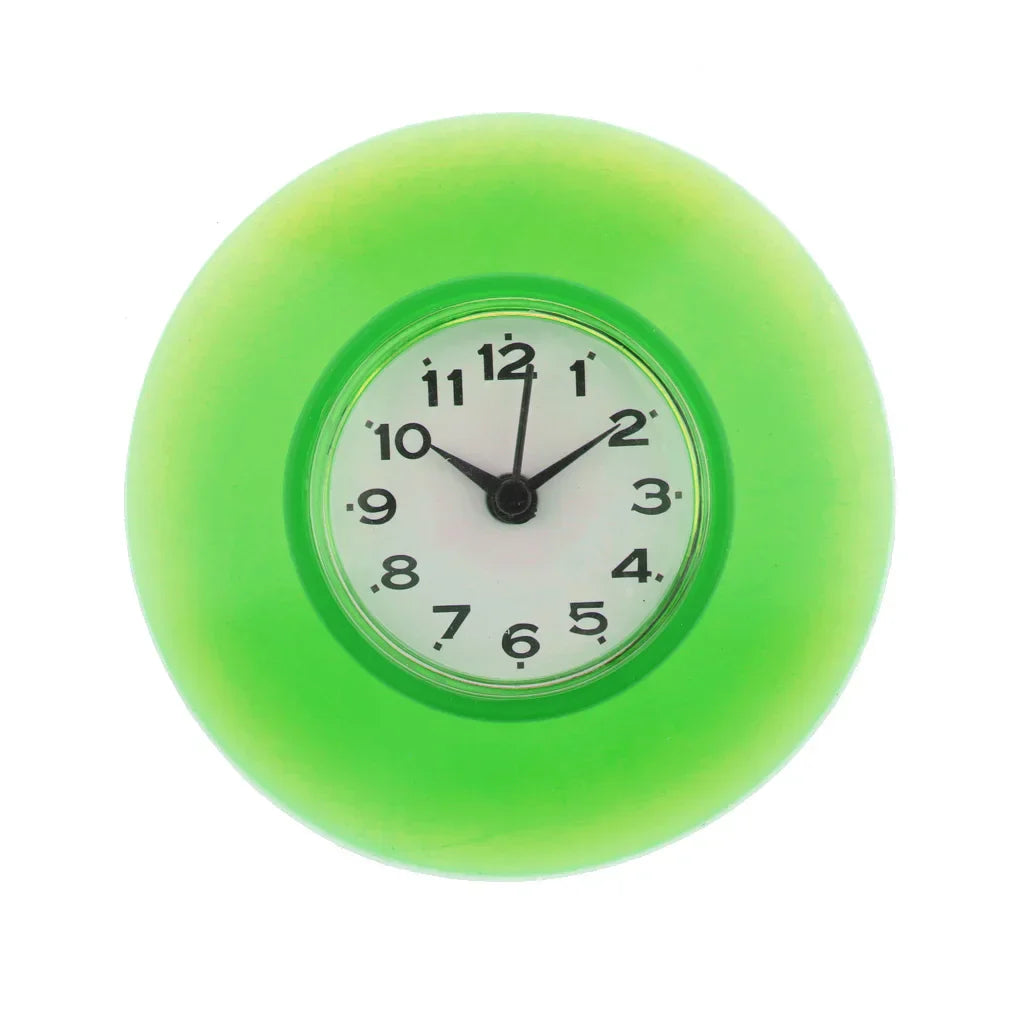 WaterProofClock - Compact Suction Cup Clock for the Bathroom