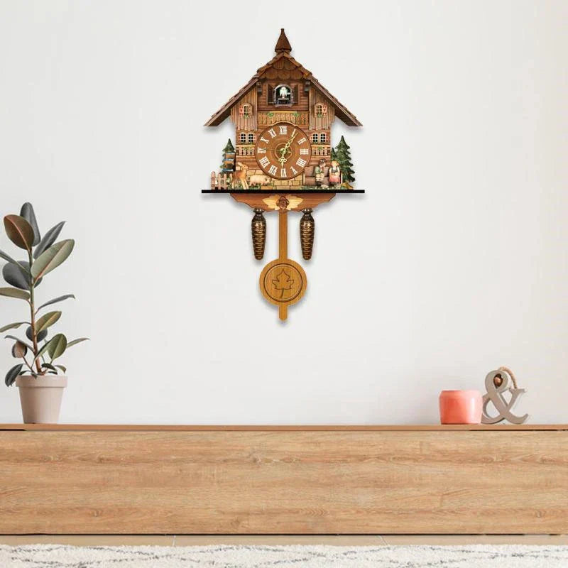 Vintage Chic - Wooden Cuckoo Clock with Timeless Charm