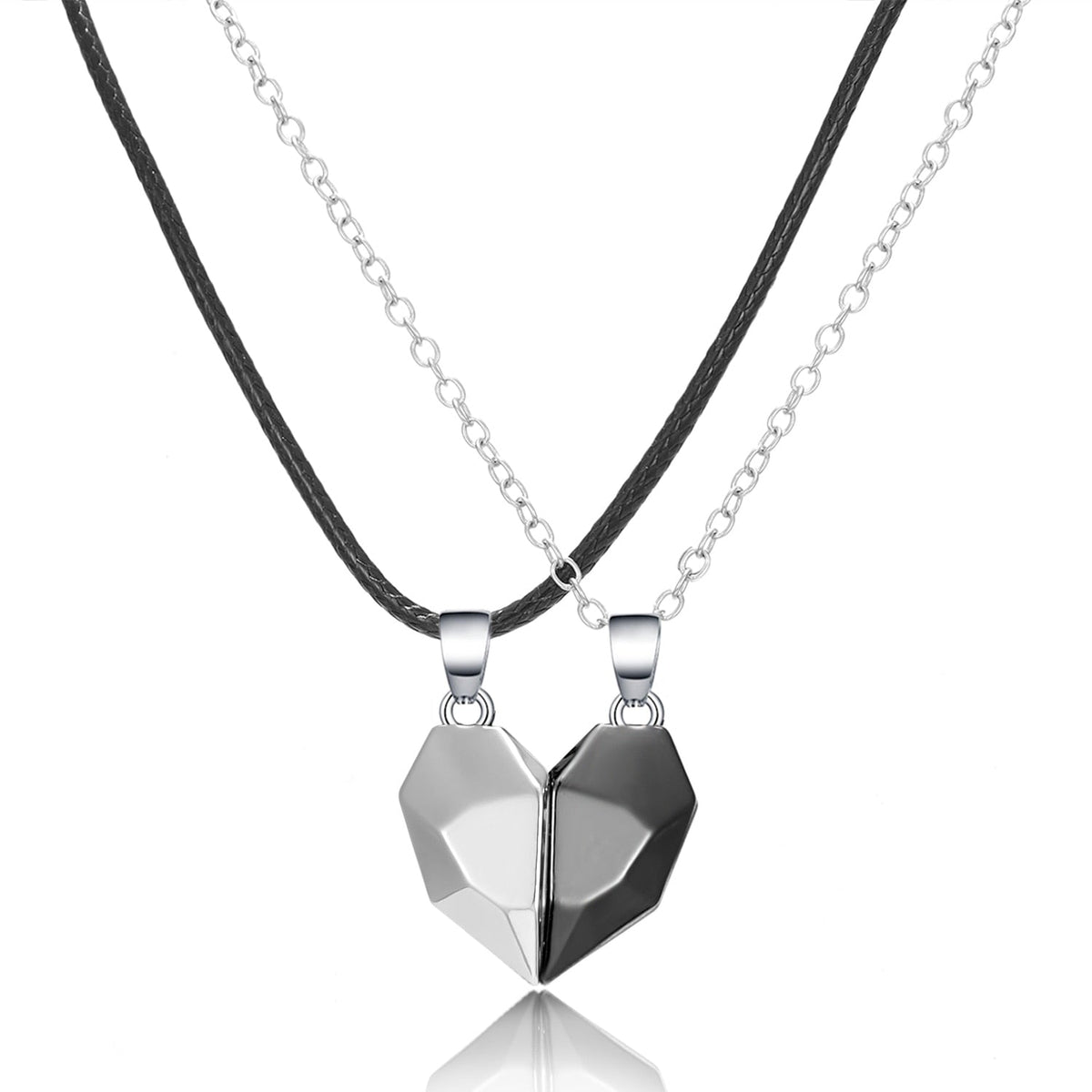 Lexy Couple Necklace - 2-in-1 Magnetic Necklace for Couples