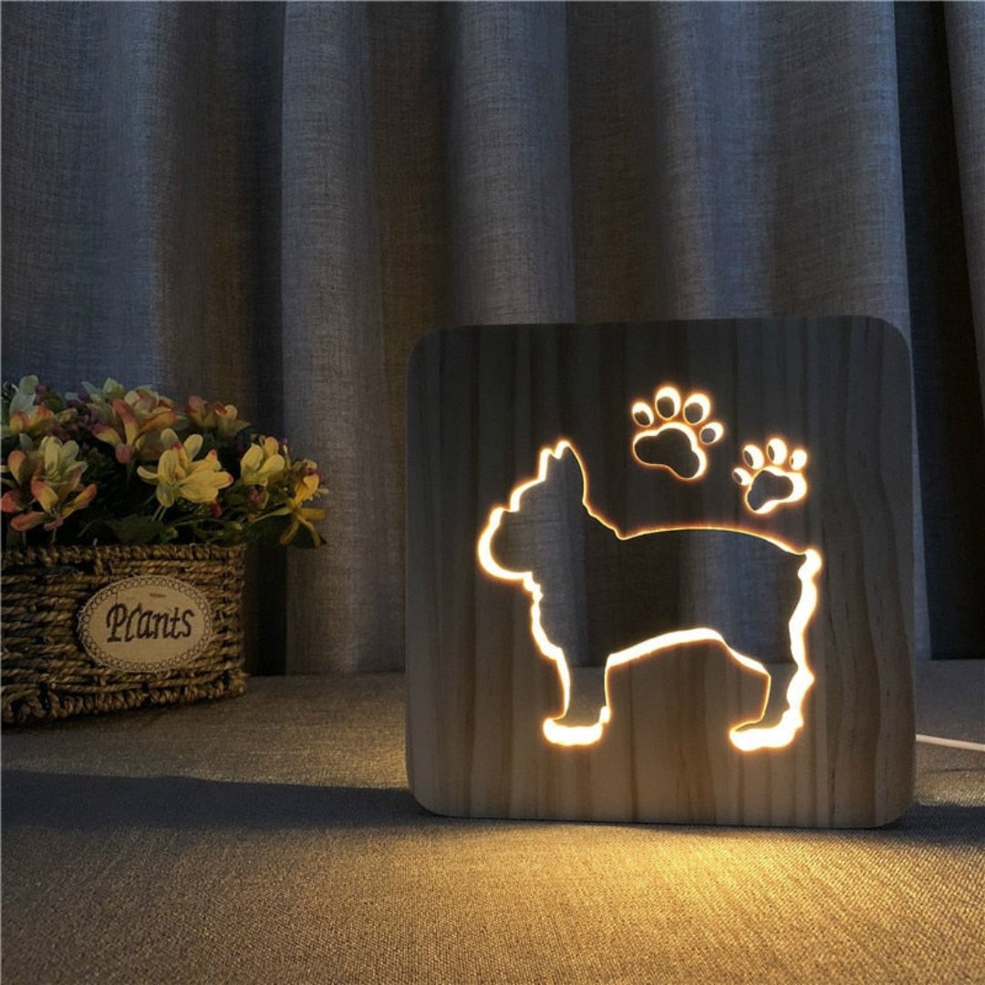 DesignLight - Elegant Wooden Table Lamp for a Warm Ambience
