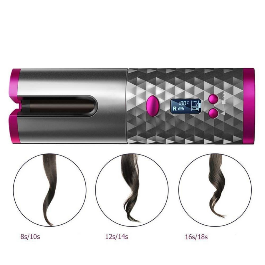 Femtress - Cordless Curling Iron for Shiny Curls