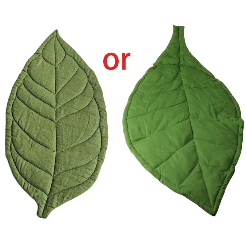 Leafy Comfort Baby Play - Cozy Leaf-Shaped Baby Play Mat