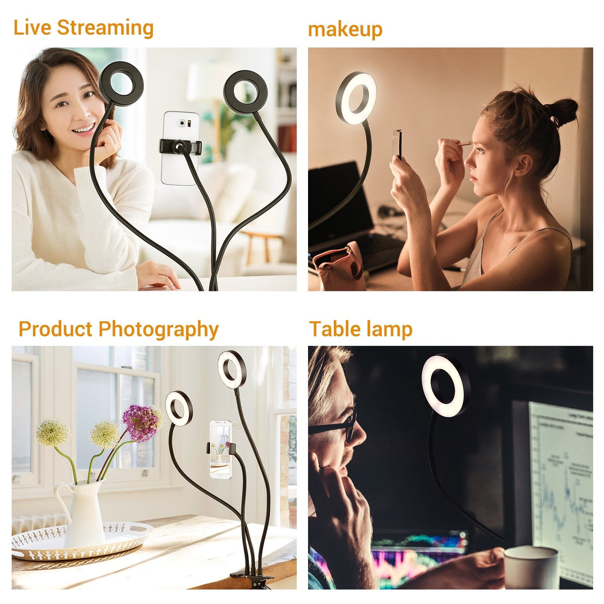 ArvoLume - Flexible LED Ring Light for Selfies and Videos