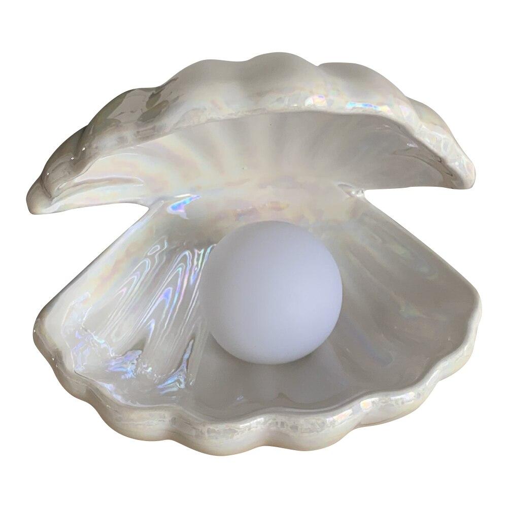 MystiShell - Decorative Ceramic Lamp with Soft Light