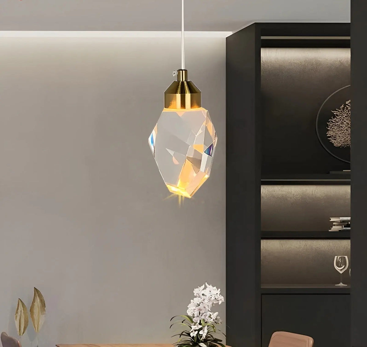 Bonsette - LED Crystal Pendant Light for Elegant Interiors