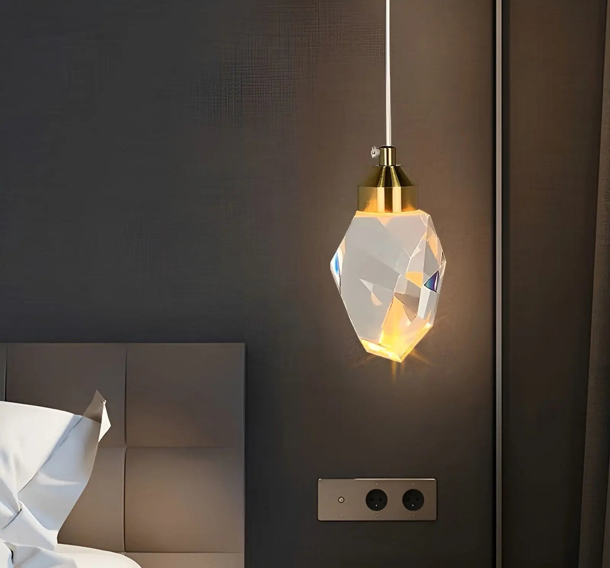 Bonsette - LED Crystal Pendant Light for Elegant Interiors
