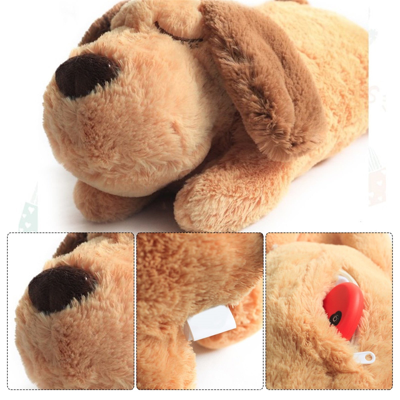 CuddlePup - Cozy Plush Play Companion for Dogs