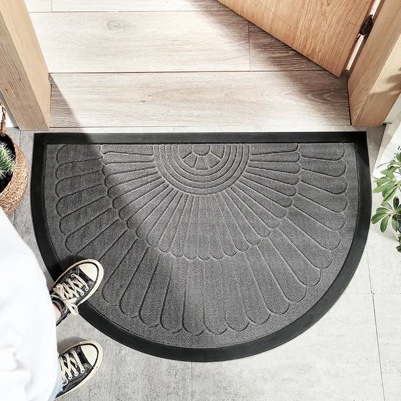 SoftNest - Tapis de Bain Demi-Lune Doux et Confortable