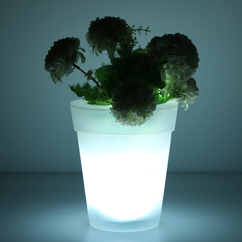 Daylora - Illuminated Solar Flower Pot for Indoor and Garden Use