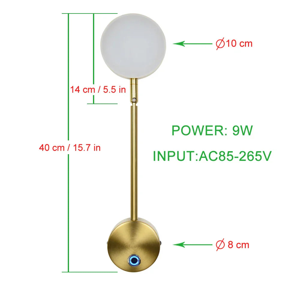BrightLume - Dimmable LED Wall Light with Minimalist Design