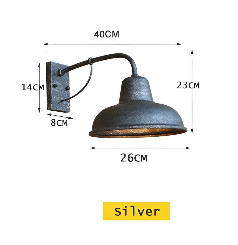 Barn Vintage Wall Sconce - Industrial Wall Lamp for a Warm Ambience