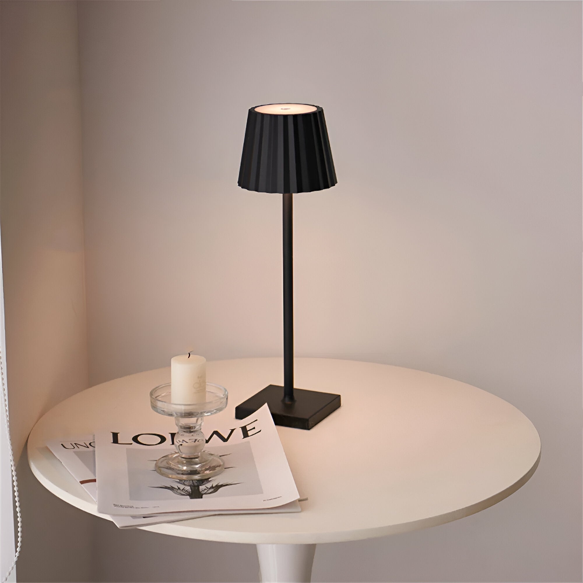 LichtElegant - Lampe de Table Sans Fil Élégante et Tactile