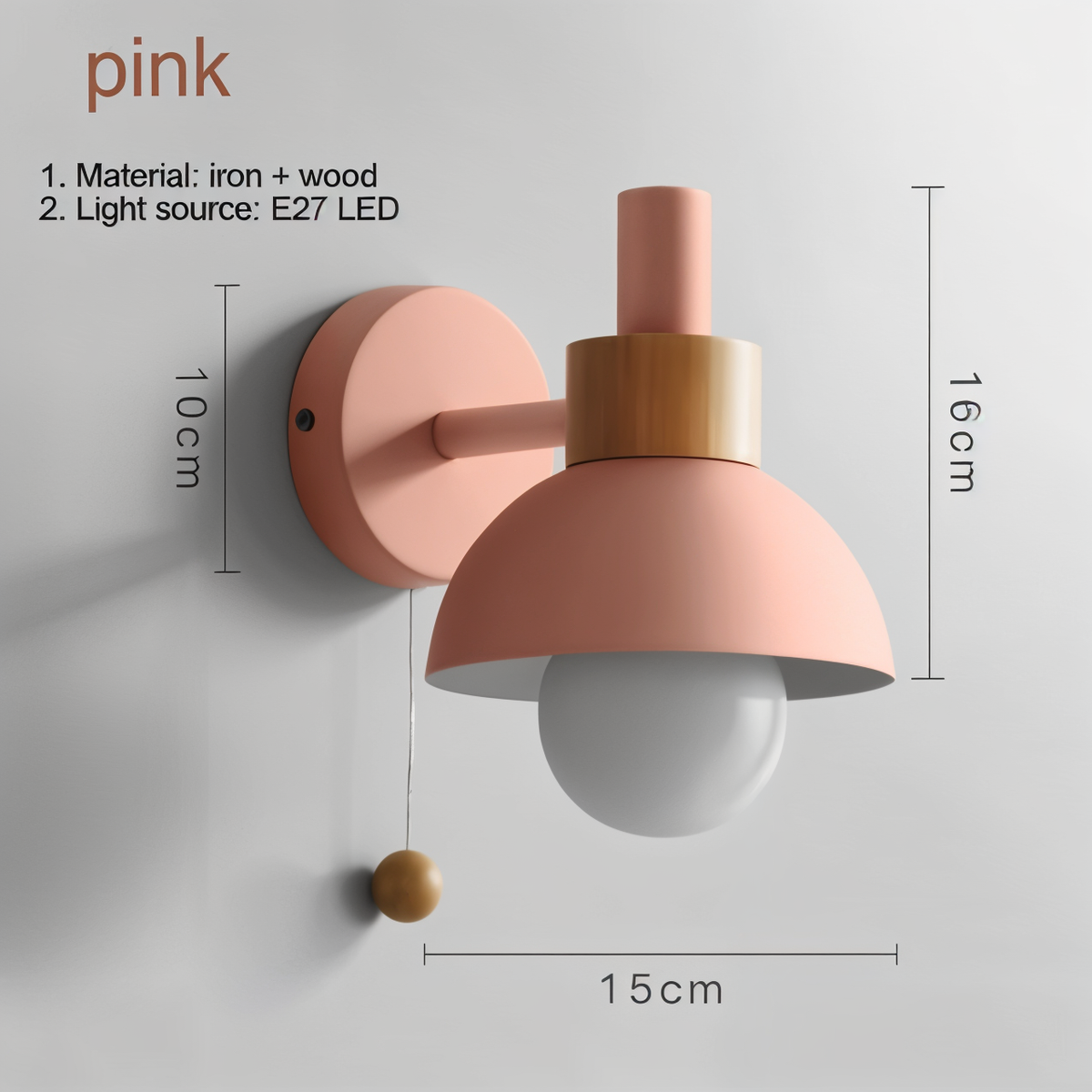 Macaron Wall Sconce - Modern Elegant Lighting
